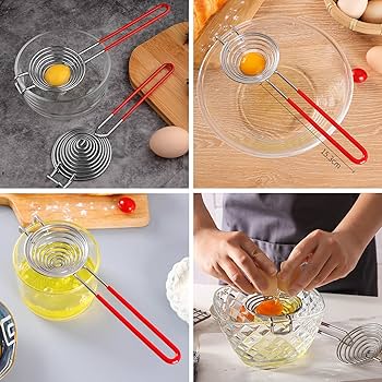 Amazon.com: Egg Separator Egg Yolk White Separator Stainless